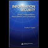 Information Security Governance  Design, Implementation, Measurement & Compliance