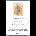 Companion to Digital Humanities