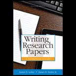 Writing Research Papers (Paperback)