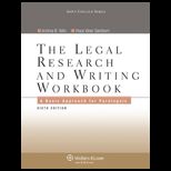 Legal Research and Writing Workbook A Basic Approach for Paralegals