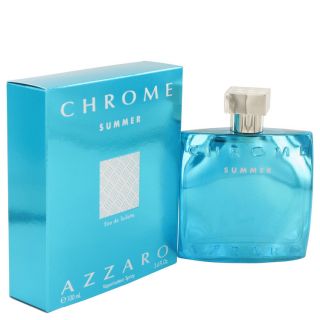 Chrome Summer for Men by Azzaro EDT Spray (limited edition 2012) 3.4 oz