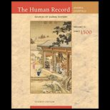 Human Record Volume II Since 1500