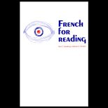 French for Reading  A Programmed Approach for Graduate Degree Requirements