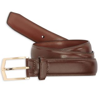 Stafford Brown Leather Belt, Luggage, Mens
