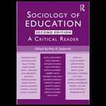 Sociology of Education ; A Critical Reader