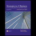 Strategies for E Business  Concepts and Cases
