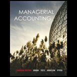 Managerial Accounting  (Canadian)