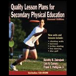 Quality Lesson Plans for Secondary Physical Education / With CD