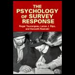 Psychology of Survey Response