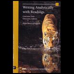 Writing Analytically With Readings (Custom)