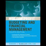 Not for Profit Budgeting and Financial Management
