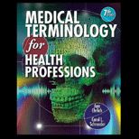 Medical Terminology for Health Professions   With Audio CDs