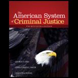 American System of Criminal Justice Text Only