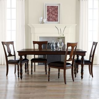 Hillsdale Arlington 5 pc. Dining Set, Red/Brown