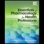 Essentials of Pharmacology for Health Professions