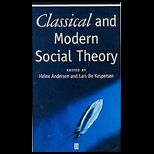 Clasical and Modern Social Theory