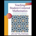 Teaching Student Centered Mathematics, Grades K 3, Volume 1
