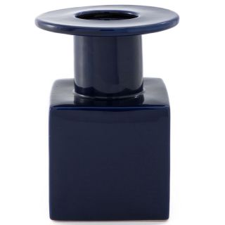 MICHAEL GRAVES Design Cobalt Blue Cube Vase