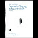 Expressive Singing Song Anthology  High Voice Edition