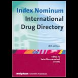 Index Nominum Int. Drug Dir.