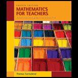 Mathematics for Teachers Interactive Approach for Grade K 8