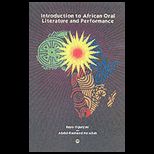 Intro. to African Oral Literature and .