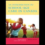 Intro. to School Age Care in Canada