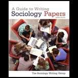 Guide to Writing Sociology Papers