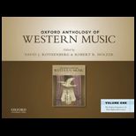 Oxford Anthology of Western Music Volume 1