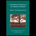 Contemporary Perspectives on Acquisition, Volume 1