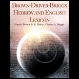 Brown Driver Briggs Hebrew and English Lexicon