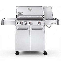 Weber S 330 Stainless Steel 637 Square Inch 38,000 BTU Liquid Propane Gas Grill