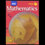 Mathematics Course 1 (Grade 6) (Texas)