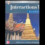 Interactions 1  Reading, Silver   With CD and Access