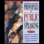Principles of Public Speaking   Package