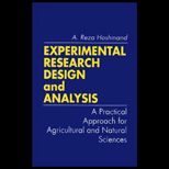 Experimental Research Design and Analysis