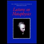 Lectures on Metaphysics