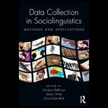 Data Collection in Sociolinguistics Methods and Applications