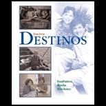 Destinos, Alternate Edition (Student Edition)   With Listening Comprehension Audio   7 CDs