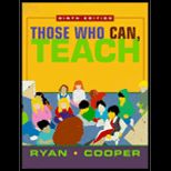 Those Who Can, Teach / With CD and Readings