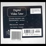 College Algebra and Trigonometry  Digital Video Tutor 12CDs