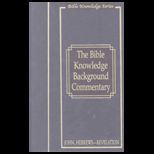 Bible Knowledge Background Commentary