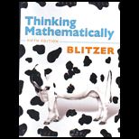 Thinking Mathematically   With Access (9892)