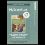 Social Policy and Social Programs   MySearchLab