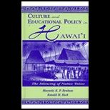 Culture and Educational Policy in Hawa