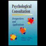 Psychological Consultation  Perspectives and Applications