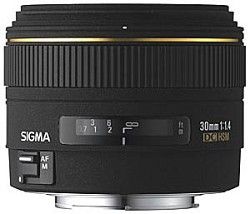 Sigma 30mm f/1.4 EX DC HSM Autofocus Lens for Canon Digital SLR Cameras