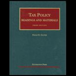 Tax Policy  Readings and Materials