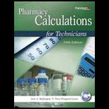 Pharmacy Calculations for Technicians   With CD