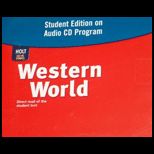 Holt Western World Student Edition On Audio CD Program Grades 6 8Western World 2007